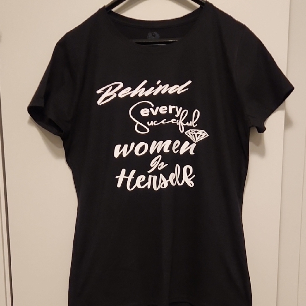 Black Graphic Women's T-Shirt